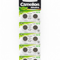 Baterii AG10 Camelion alcaline set 10 buc pentru ceasuri