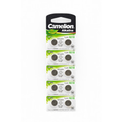 Baterii AG10 Camelion alcaline set 10 buc pentru ceasuri
