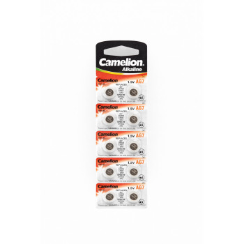 Baterii AG7 Camelion alcaline set 10 buc pentru ceasuri