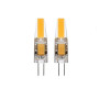 Bec led g4 220v 6W lumina 360° alb cald set 2 bucati