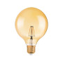 Bec filament E27 6W 650lm alb cald 2200K sticla decorativa