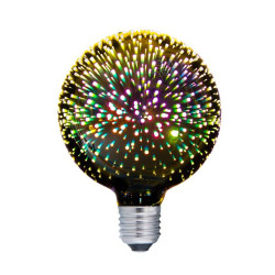 Bec decorativ E27 4W LED sticla 125x160mm interior