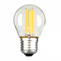 Bec led dimabil E27 4W filament G45 400lm sticla interior