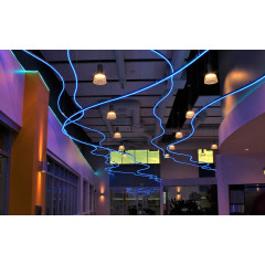 Kit Neon flex LED 12V rosu 5m IP65