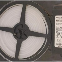Kit Neon Flex LED 12V alb cald 5m IP65