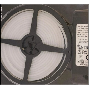 Kit Neon Flex LED 12V alb rece 5m IP65