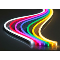 Banda neon led flexibila 12V lumina decorativa exterior