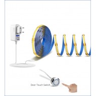 Banda LED COB 320 buc-m 2 ml pentru bucatarie cu transformator si buton touch dimabil