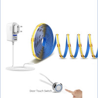 Banda LED COB 320 buc-m 2 ml pentru bucatarie cu transformator si buton touch dimabil