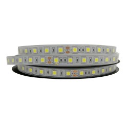 Banda led 24v 5050 IP54 600lm 5m alb rece 60 leduri/m