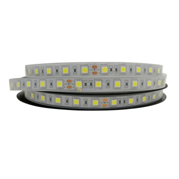 Banda led 24v 5050 60led/m 14W IP20 alb rece 5m interior