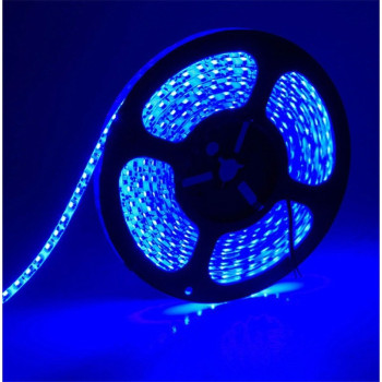 Banda led 120 led m 2835 12V 9,6W exterior albastru