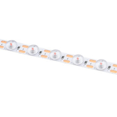 Banda leduri 24v 2835 cu lupa, 480 LED, 220W, IP20, lumina rosie, rola 10m