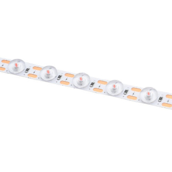 Banda leduri 24v 2835 cu lupa, 480 LED, 220W, IP20, lumina rosie, rola 10m
