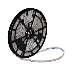 Banda leduri 24v 2835 cu lupa, 480 LED, 220W, IP20, alb cald 3500K, rola 10m