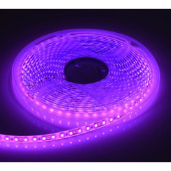 Banda led roz pink 2835 120led/m 12V IP65 rola 5m