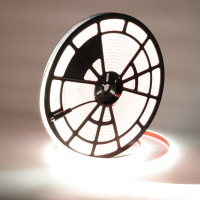 Banda led cob 24v 320 LED/m, IP65 exterior, 10W/m, alb neutru 4500K, CRI>90, rola 10m