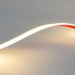 Banda led submersibila COB 24V, 320 LED/m, IP68, alb cald 3500K, CRI>90, rola 10m