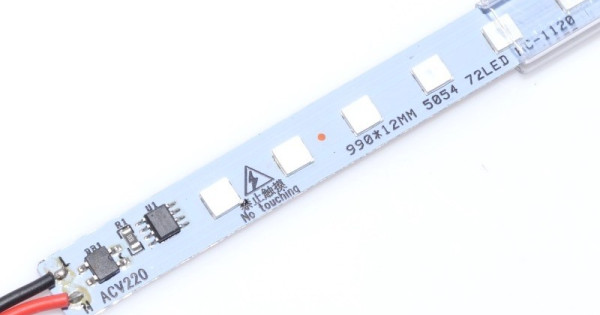 Banda led rigida 220V 990mm, 72 leduri SMD 5050, IP20