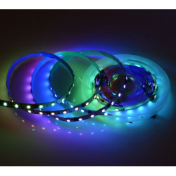 Banda led digitala WS2811 RGB 12V IP20 5m programabila