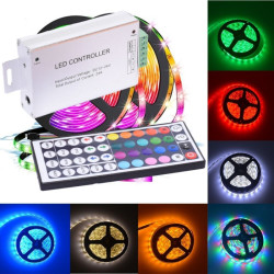 Controler RGB metalic 44 taste 12V-24V 24A pentru banda LED