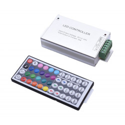 Controler RGB metalic 44 taste 12V-24V 24A pentru banda LED