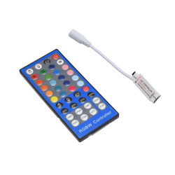 Controler RGBW mini cu telecomanda IR 40 taste
