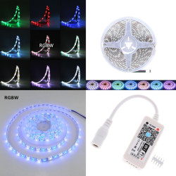 Controler RGBW smart WiFi 5V-24V pentru banda LED