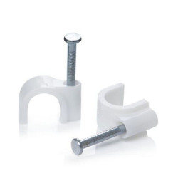 Cleme cui fixare cablu 5mm 100b/set