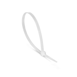 Colier plastic brida alba 2.5x100mm set 100 buc