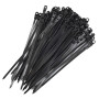 Coliere de Plastic Reutilizabile 5x150mm Negru - 100Buc/Set