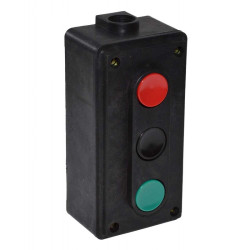 Buton cu revenire LA4-3H pentru control industrial