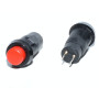 Buton Rosu cu Retinere, Dimensiuni 12x32 mm