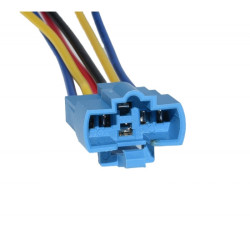 Suport Buton Plat cu 6 Contacte și Fire de Conectare