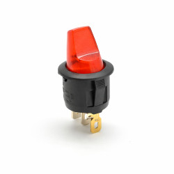 Buton Basculant Maneta cu Led Rosu