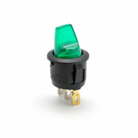 Buton Basculant Maneta cu Led Verde