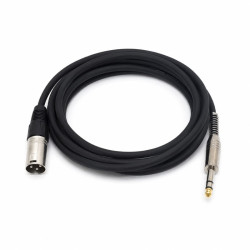 Cablu Audio XLR Tata la Jack 6.3mm Stereo Profesional 15m