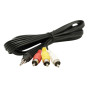 Cablu audio jack 3.5mm la 3 rca Tata, 3m