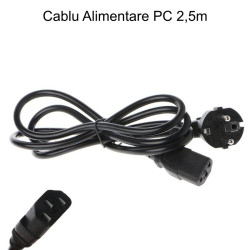 Cablu alimentare pc 3x1 mm2 2,5m pentru calculator si periferice