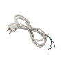 Cablu alimentare Schuko 3x0.75mm 1.4m alb 300/500V