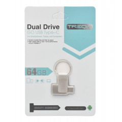 Stick usb dual 3.1 Tip C 64GB – transfer rapid si design metalic