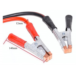 Cabluri curent auto 1000a cu clesti metalici 2.2m set 2 buc