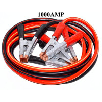 Cabluri curent auto 1000a cu clesti metalici 2.2m set 2 buc