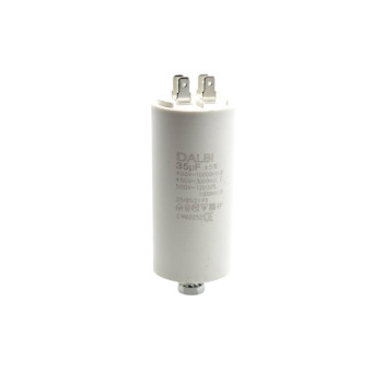 Condensator pornire motor 35uF 450V 4 papuci tata