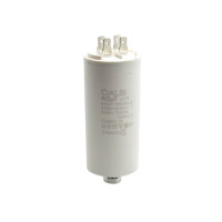 Condensator pornire motor 40uF 450V 4 papuci tata