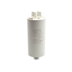 Condensator pornire motor 40uF 450V 4 papuci tata