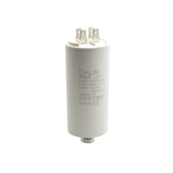 Condensator pornire motor 40uF 450V 4 papuci tata