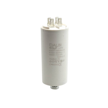 Condensator pornire motor 40uF 450V 4 papuci tata