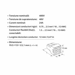 Conector Doza Rapid 4 Fire, PCT-104