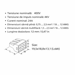 Conector Doza Rapid 6 Fire, PCT-106